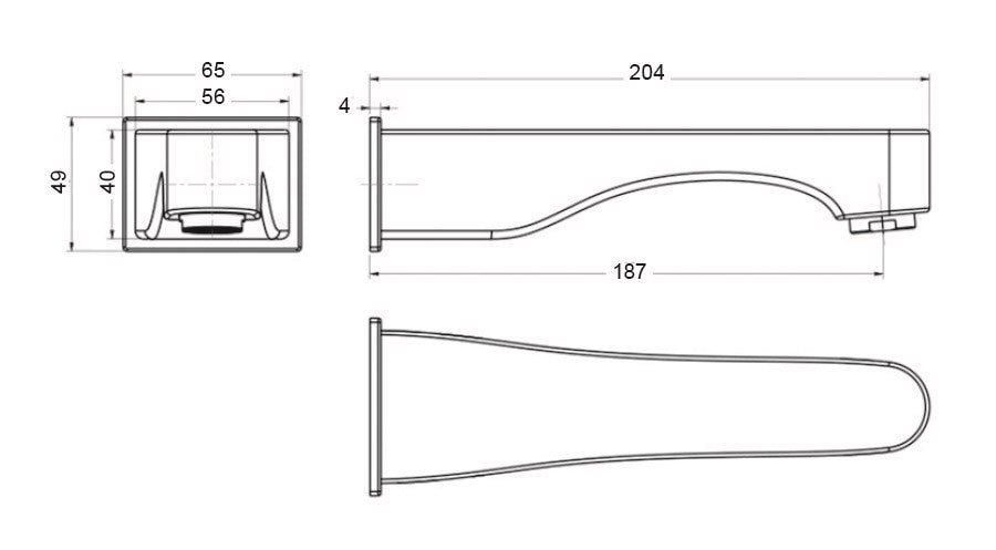 HINO Wall Spout