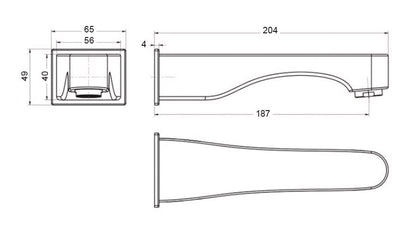 HINO Wall Spout