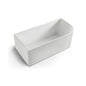 Acrylic Corner Back to Wall Bath Matt White 1700x730x560mm