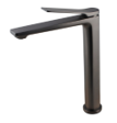 Brushed Gun Metal Grey Tall Basin Mixer