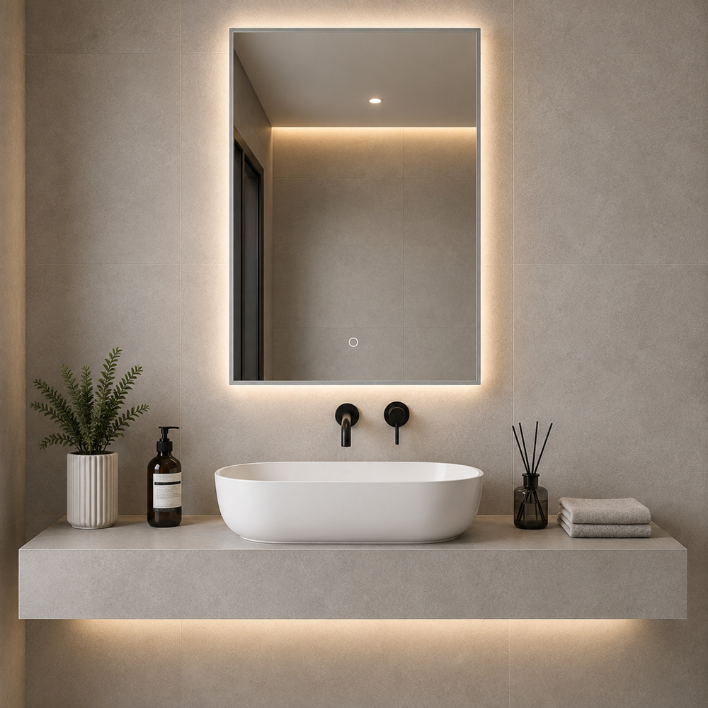 Beveled Edge Mirror 750x750mm