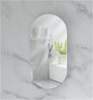 450 X 900MM Carysil Noble Matte White Oval Shaving Cabinet