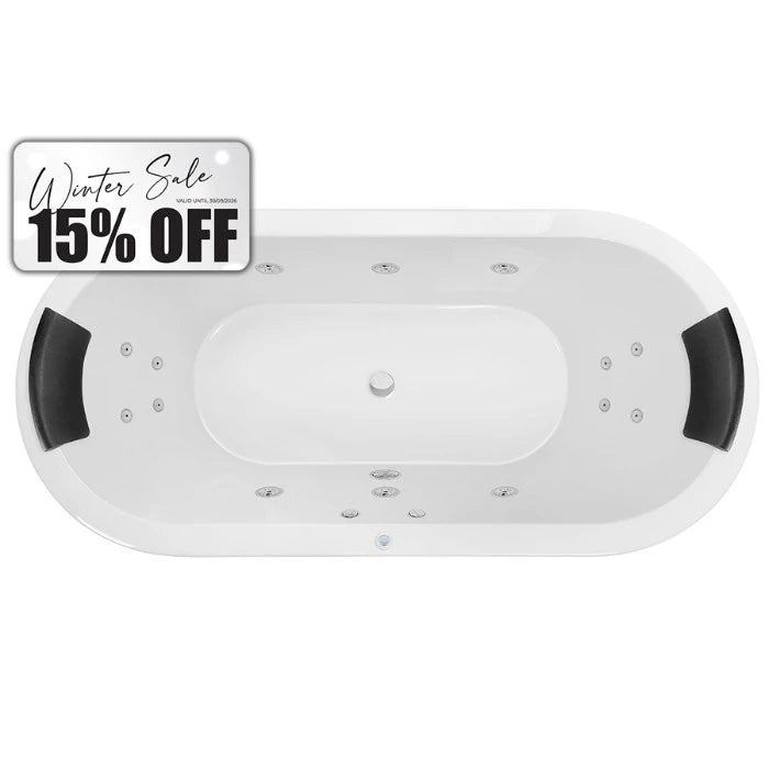 Caval 1800 Contour 14 Jet Spa Bath