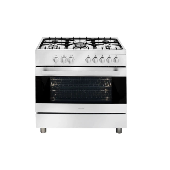 90CM UPRIGHT COOKER WITH NO CLOCK - S/S