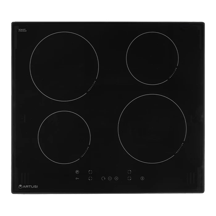 60CM 4 ZONE INDUCTION COOKTOP W BOOST FUNCTIONS BLACK TRIM