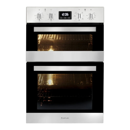 60CM BUILT IN DOUBLE WALL OVEN S S