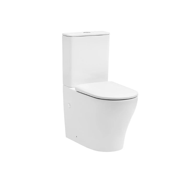Caval EZI Height Universal Rimless Back To Wall Toilet Suite