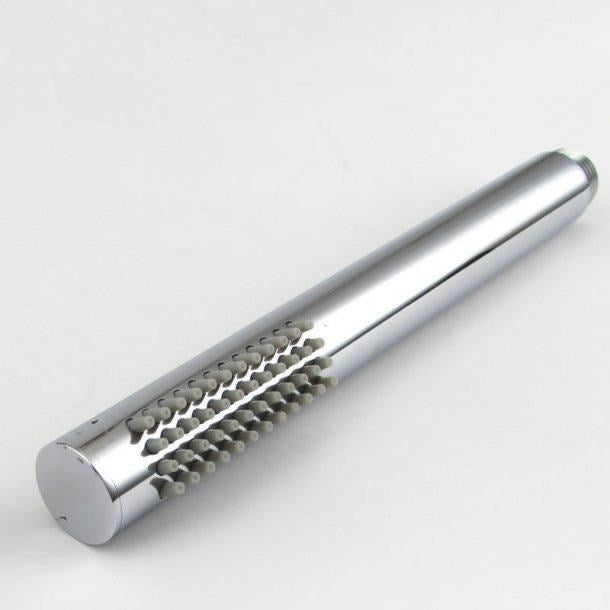 Round Chrome Single Function Handheld Shower (Brass)