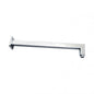 Square Chrome Brass Wall Mounted Shower Arm 400mm