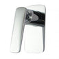 Square Chrome ShowerBath Wall Mixer