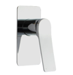 Square Chrome Built-in Shower Mixer Trim Kit only