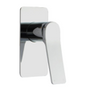 Square Chrome Built-in Shower Mixer Trim Kit only