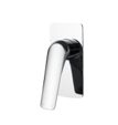 AU Square Chrome Shower/Bath Wall Mixer