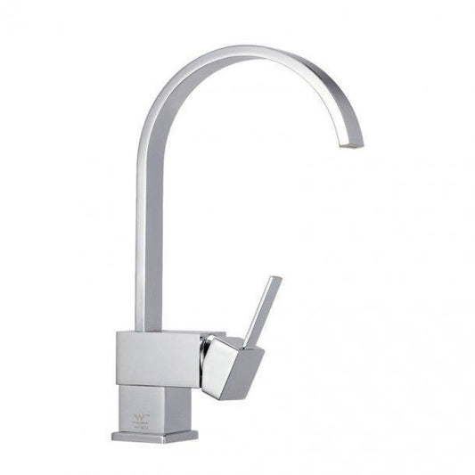 Gooseneck Chrome Kitchen Sink Mixer Tap