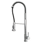 Tall Spring Chrome Pull Out Kitchen Sink Mixer Tap