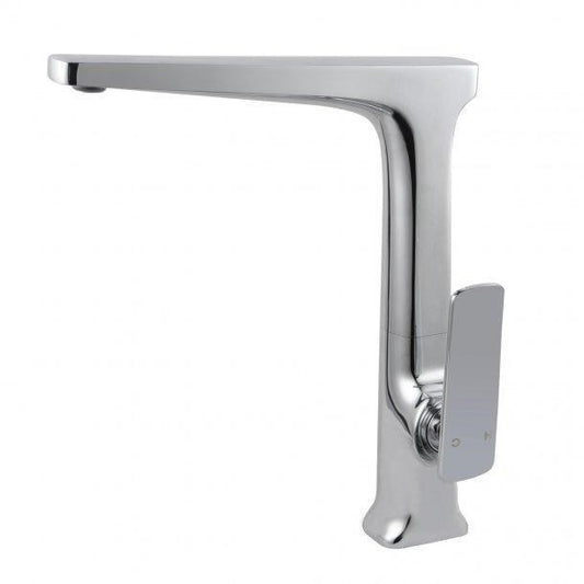 Square Chrome Kitchen Mixer