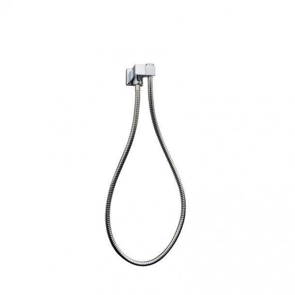 Square Chrome Hand Shower Rail without Handheld Shower