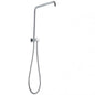 Round Chrome Shower Station without Shower Head and Handheld Shower