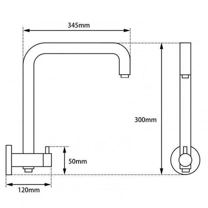 Round Chrome Shower Station without Shower Head and Handheld Shower