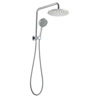 8'' 300mm Height Round Chrome Shower Station Top Water Inlet