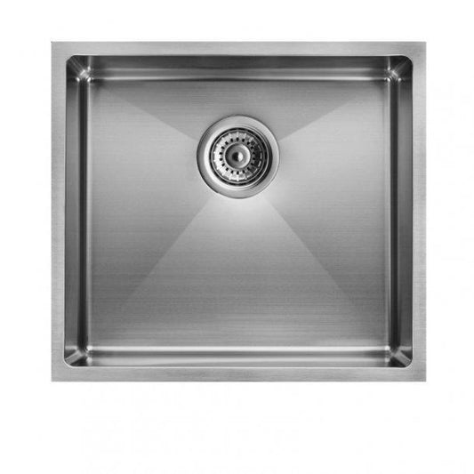 1.2mm Round Corner Stainless Steel Handmade Single Bowl TopFlushUndermount KitchenLaundry Sink 440*440*205mm