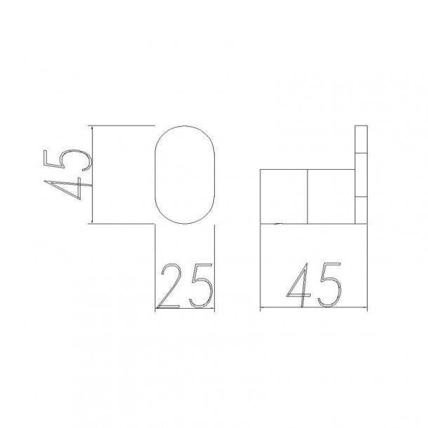 Chrome Round Robe Hook