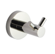 Round Chrome 304 Stainless Steel Double Wall Hook