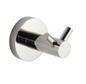 Round Chrome 304 Stainless Steel Double Wall Hook