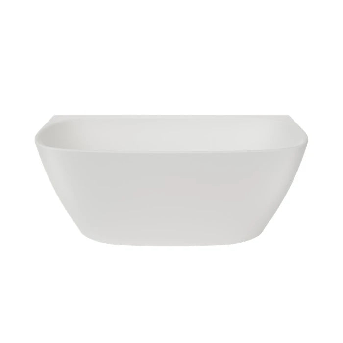 Caroma Contura II 1500 Back To Wall Freestanding Bath Matte White