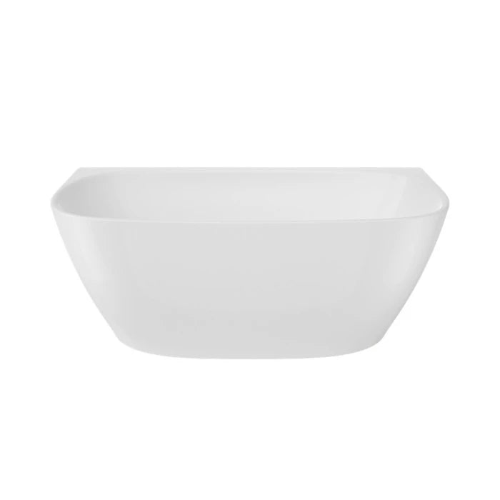 Caroma Contura II 1500 Back To Wall Freestanding Bath White