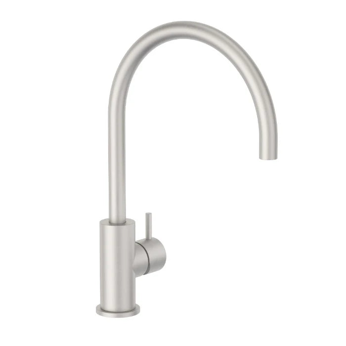 Caroma Round Pin Sink Mixer Brushed Nickel Lead Free