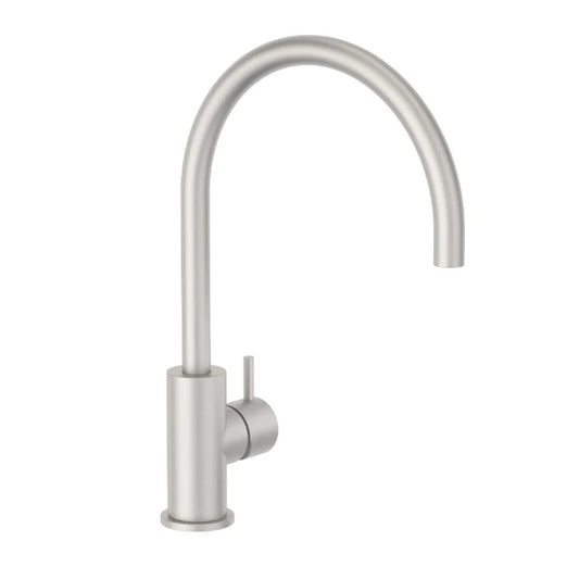 Caroma Round Pin Sink Mixer Brushed Nickel Lead Free