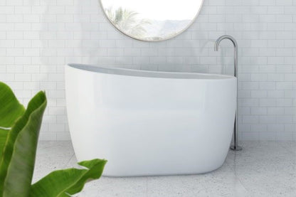 COSMO 1300 SOAKER FREESTANDING BATH - WHITE