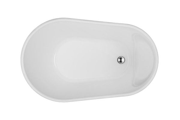 COSMO 1300 SOAKER FREESTANDING BATH - WHITE