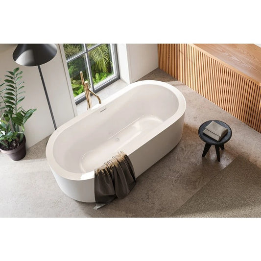 Cool 1500 1790 Freestanding Bath with Integrated Overflow