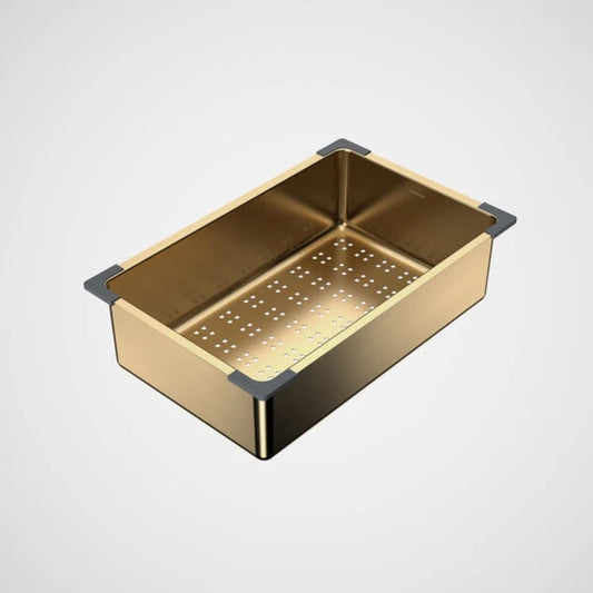 Caroma Urbane II Stainless Steel Colander - Brushed Brass