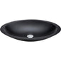 BAHAMA Matte Black Stone Basin 600 x 350 x 105mm