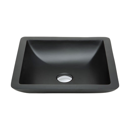 CLASSIQUE 420 Matte Black Stone Basin 420 x 420 x 105mm