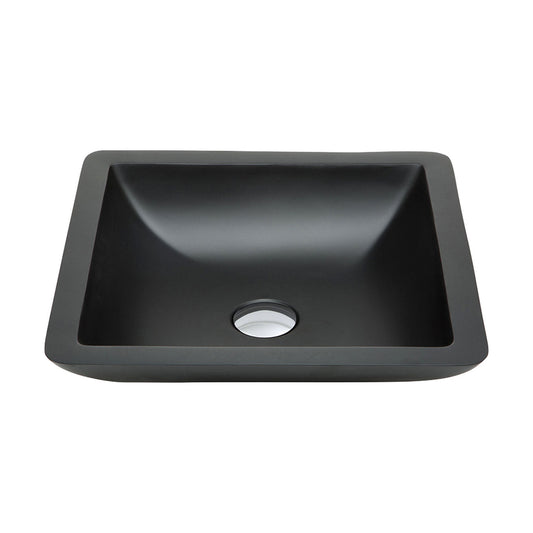 CLASSIQUE 420 Matte Black Stone Basin 420 x 420 x 105mm