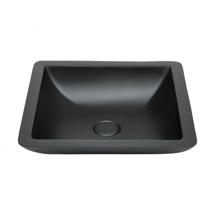 CLASSIQUE 420 Matte Black Stone Basin 420 x 420 x 105mm