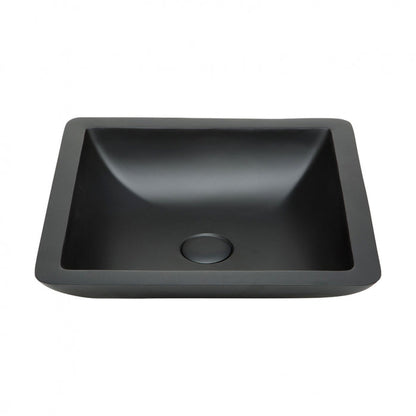 CLASSIQUE 420 Matte Black Stone Basin 420 x 420 x 105mm