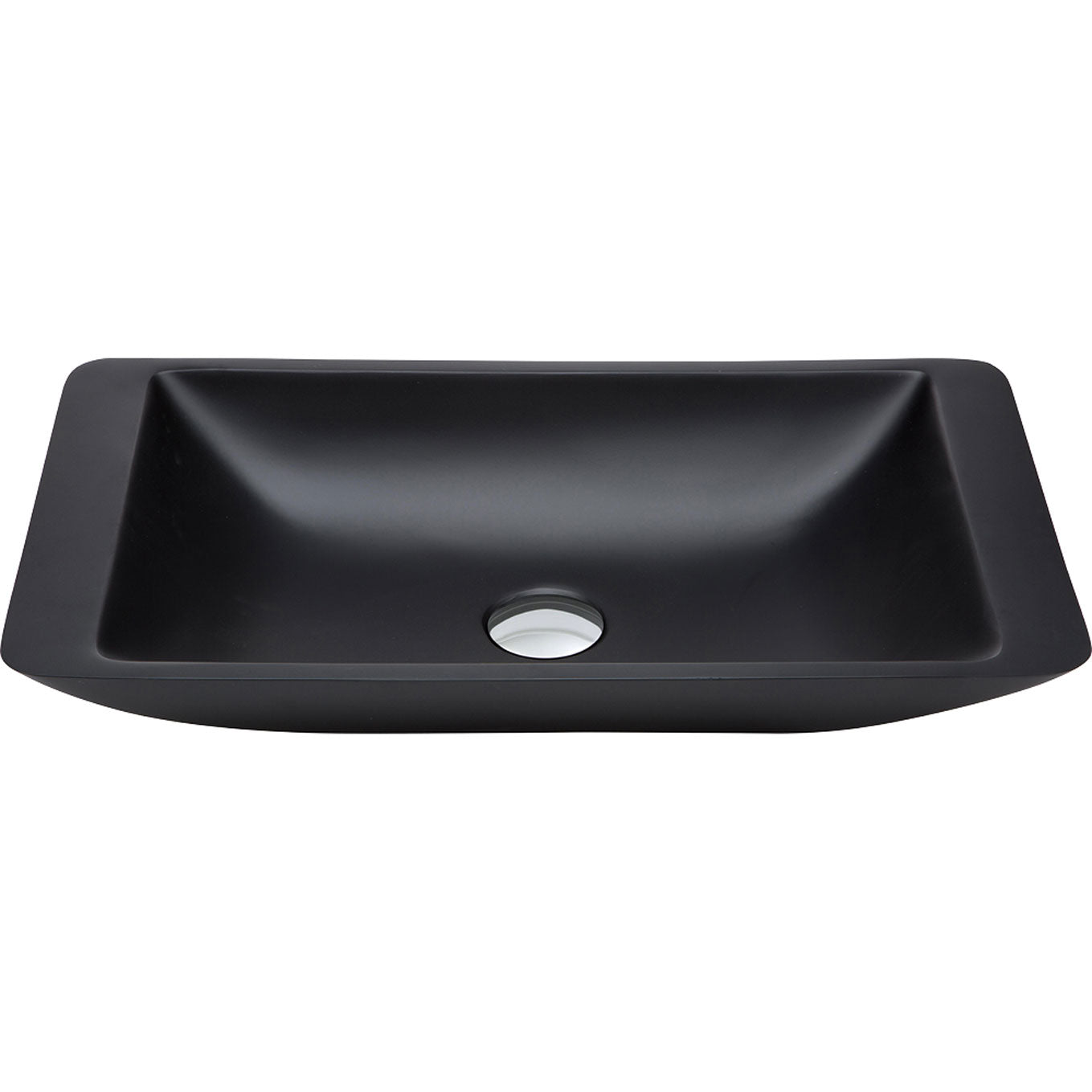 CLASSIQUE 600 Matte Black Stone Basin 600 x 345 x 105mm