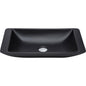 CLASSIQUE 600 Matte Black Stone Basin 600 x 345 x 105mm