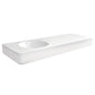 ENCANTO 1200 Solid Surface Wall Hung Left Hand Basin with Overflow NTH