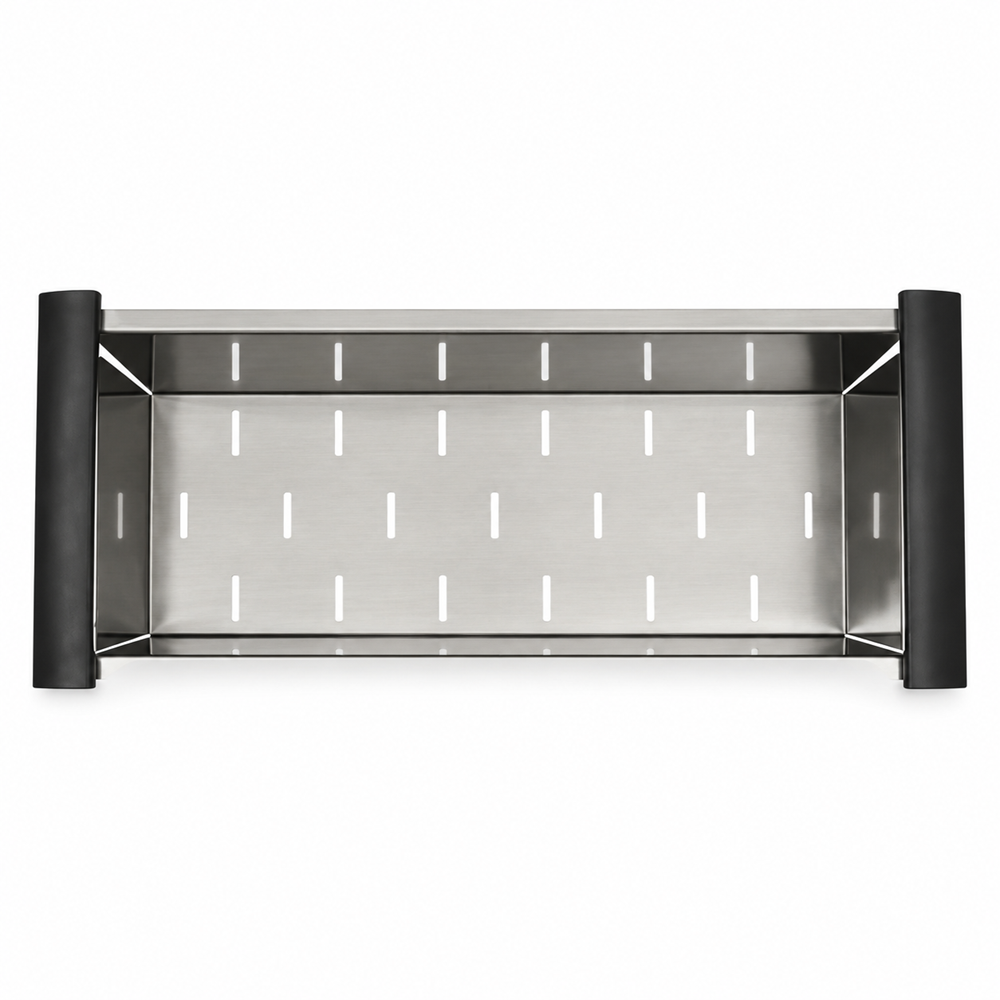 440mm Square Stainless Steel Colander for Kitchen Sink