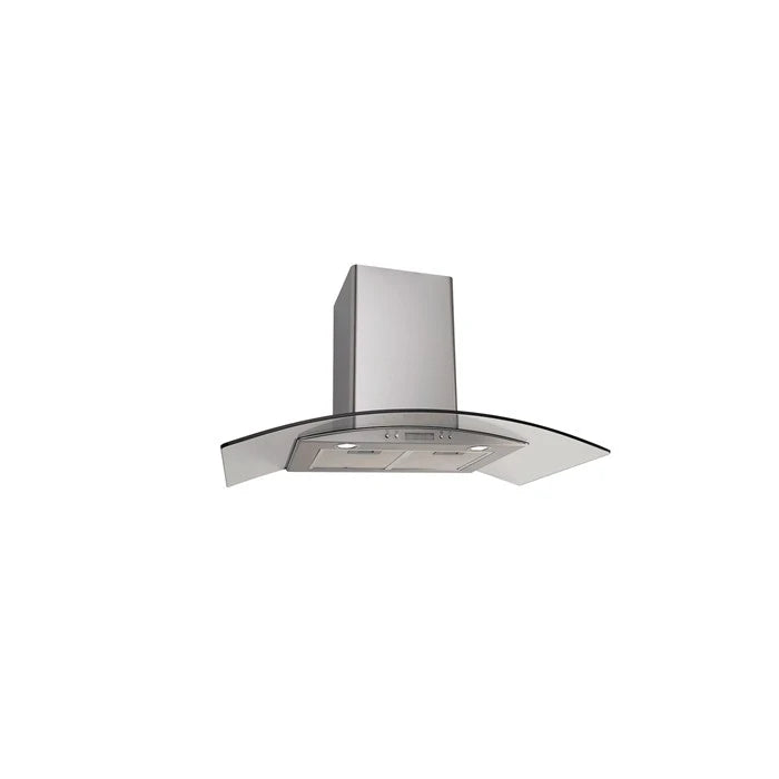 90cm Curved Glass Canopy EAGL90SX2