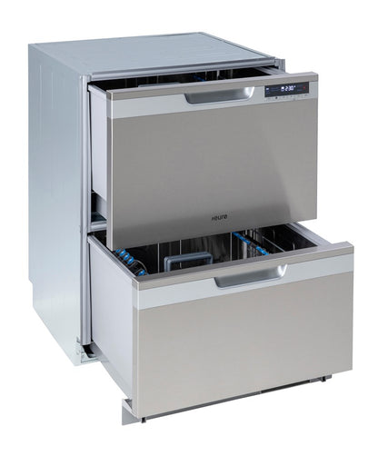 Double Drawer Dishwasher,7 place setting per Drawer ,Stainless wash tub ,  Turbo Fan dry option