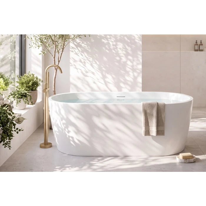 Elisi 1700 Freestanding Bath with Integrated Overflow