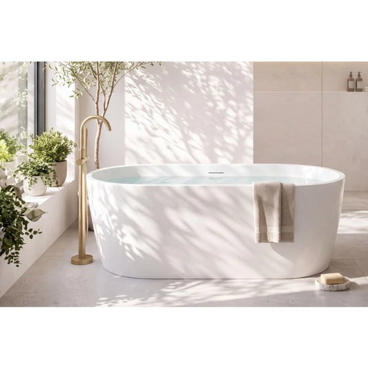 Elisi 1700 Freestanding Bath with Integrated Overflow
