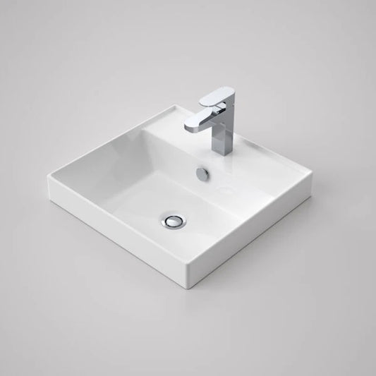 Caroma Teo 2.0 450 Inset Basin 1TH - White